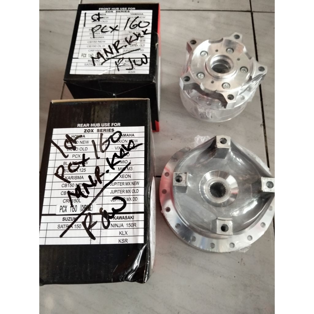 tromol PCX 160 crom variasi depan belakang