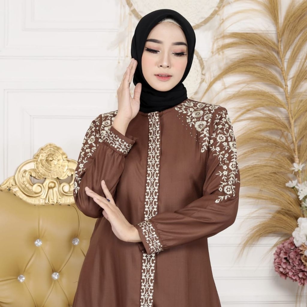 Razzaq - Gamis Bordir Toyobo Premium Madina Renata | Gamis Renata Toyobo Ori