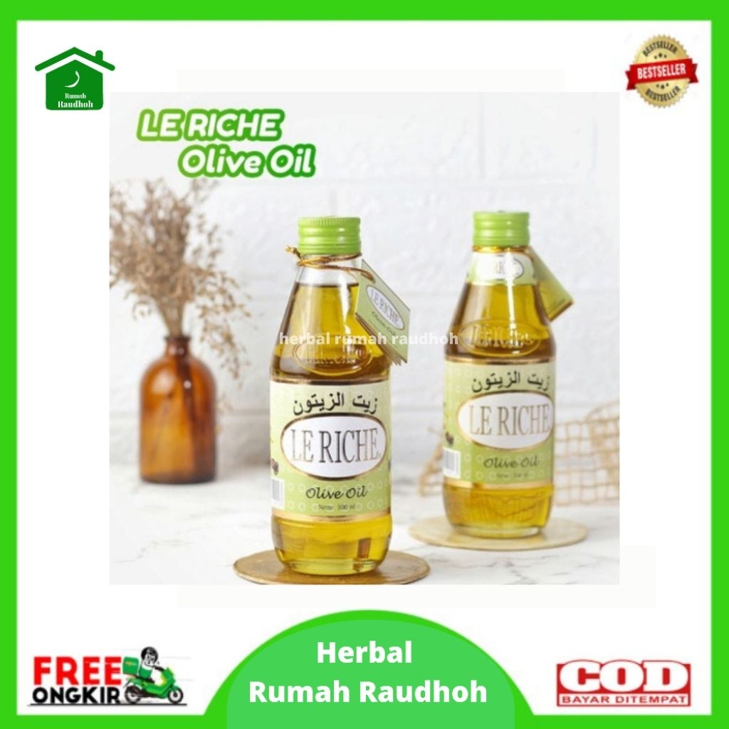 

MINYAK ZAITUN LE RICHE 300 ML OLIVE OIL ORIGINAL - ATASI KOLESTEROL