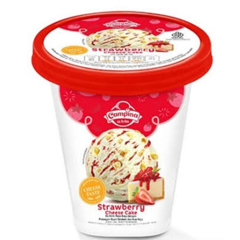 Campina Strawberry Cheese Cake 350 ml