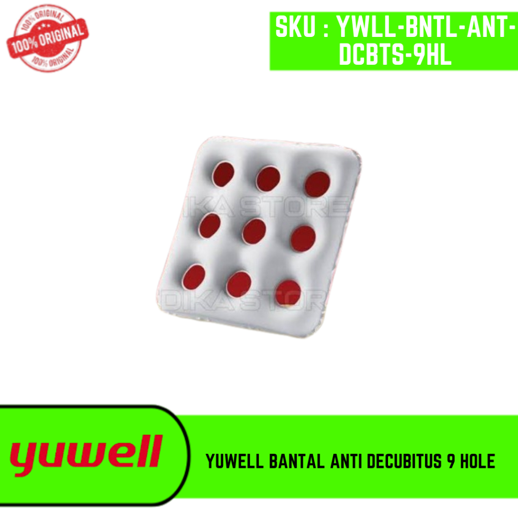 Yuwell Bantal Anti Decubitus Kursi Roda 9 Hole Bantal Kursi Roda