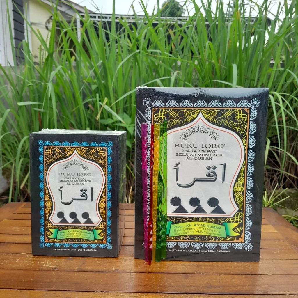 Paket Grosir 10 Buku Iqro Bendel 1-6 Original,IQRO KECIL DAN IQRO BESAR Free kalam