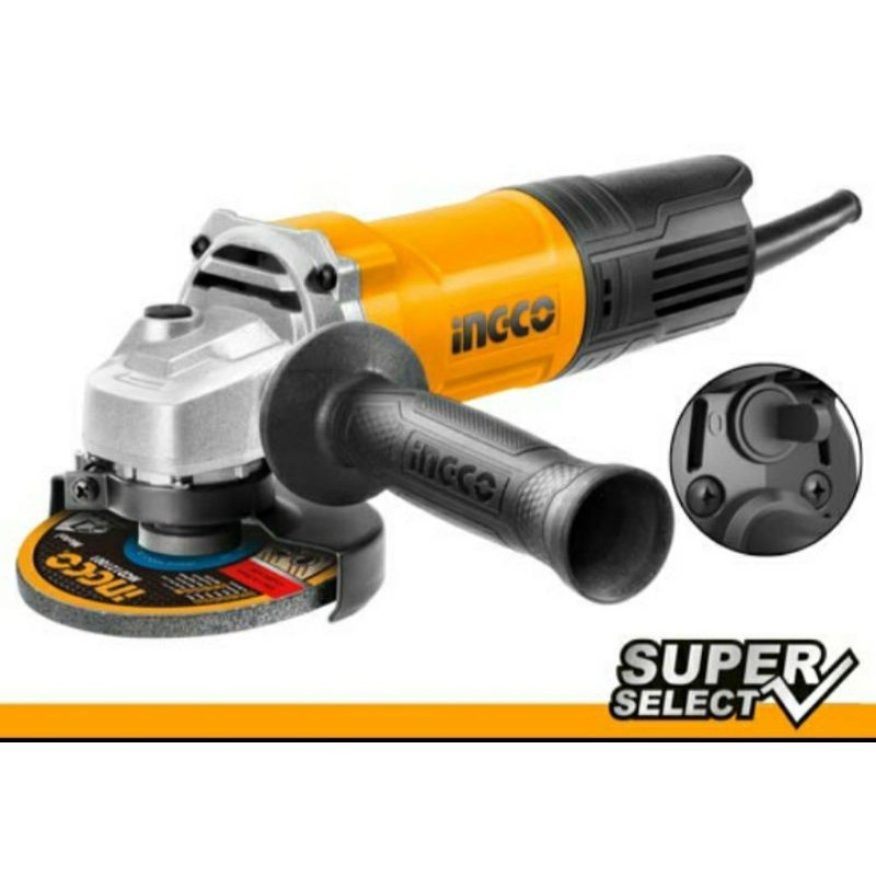 INGCO AG750282 ANGLE GRINDER 750W / INGCO mesin bor listrik 750w/100mm