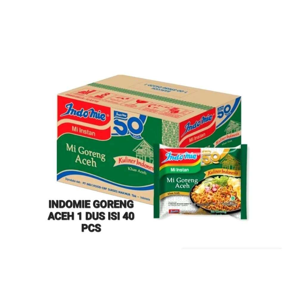 

INDOMIE GORENG ACEH 1 KARTON ISI 40 PCS