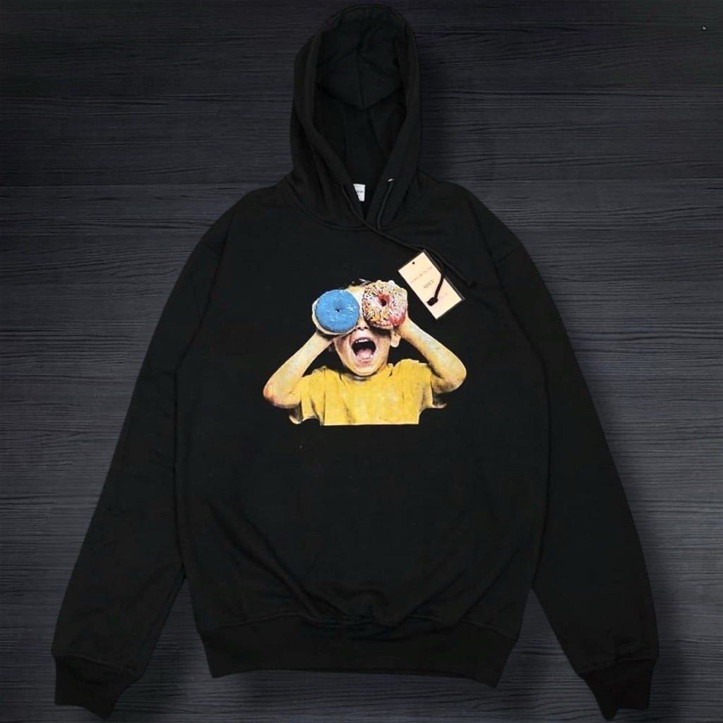 Hoodie acme delavie hodie babyface hodie pria casual hodie pria katun hangat