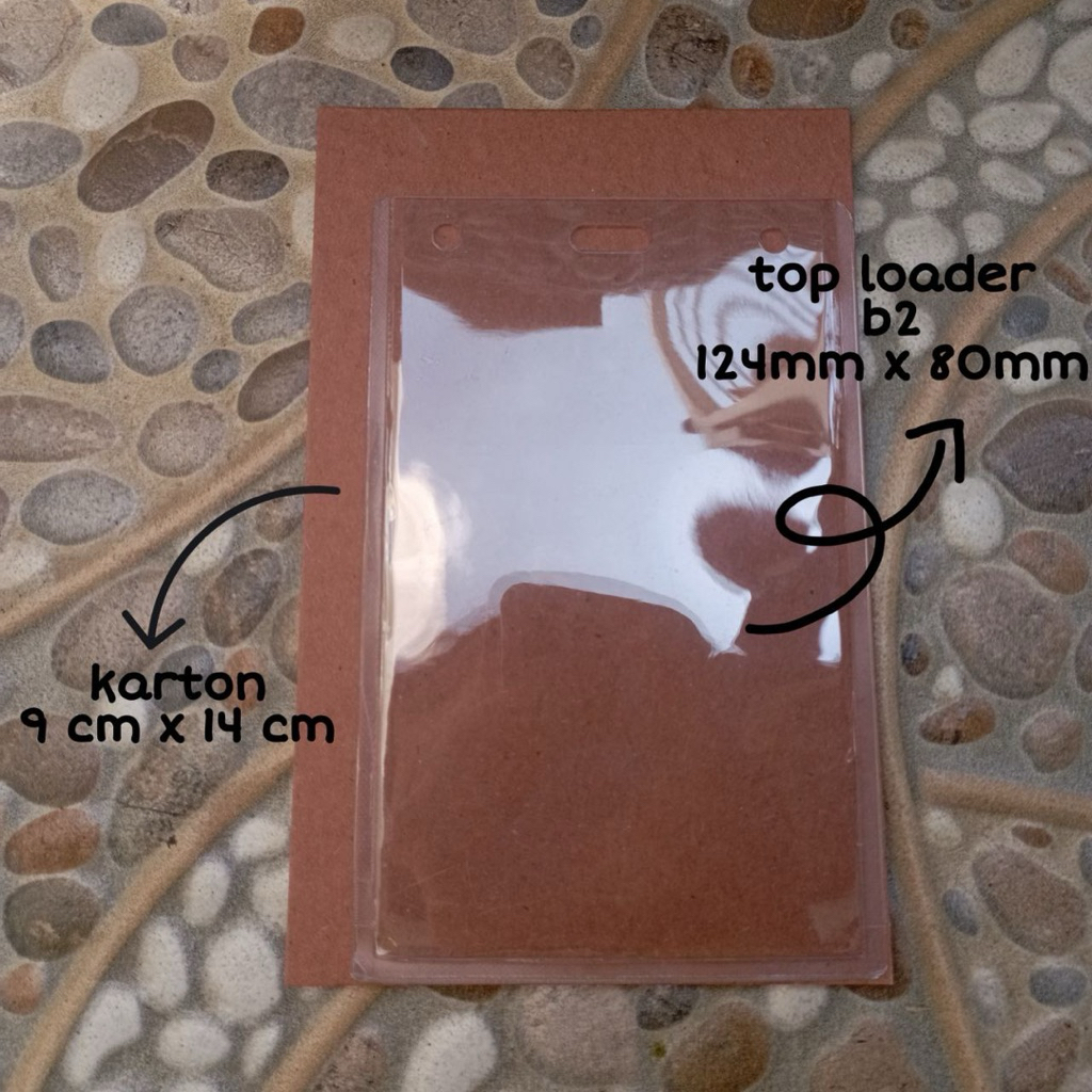 (SATUAN)(9x14 cm) YELLOW BOARD/KARTON BOARD /KARTON HARD BOARD/karton packing photocard