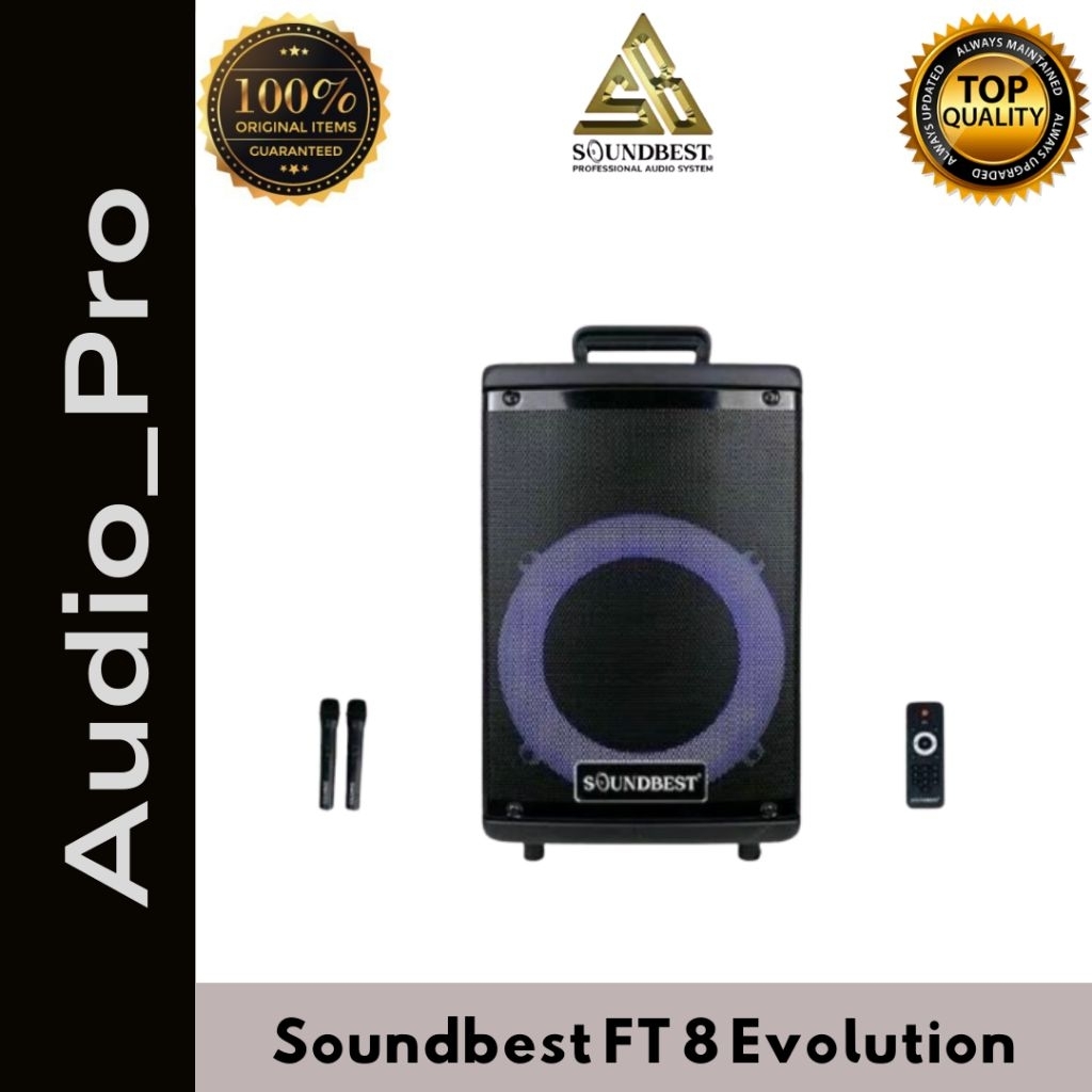 Speaker Portable Soundbest FT 8 Evolution / Speaker Portable 8inch FT8