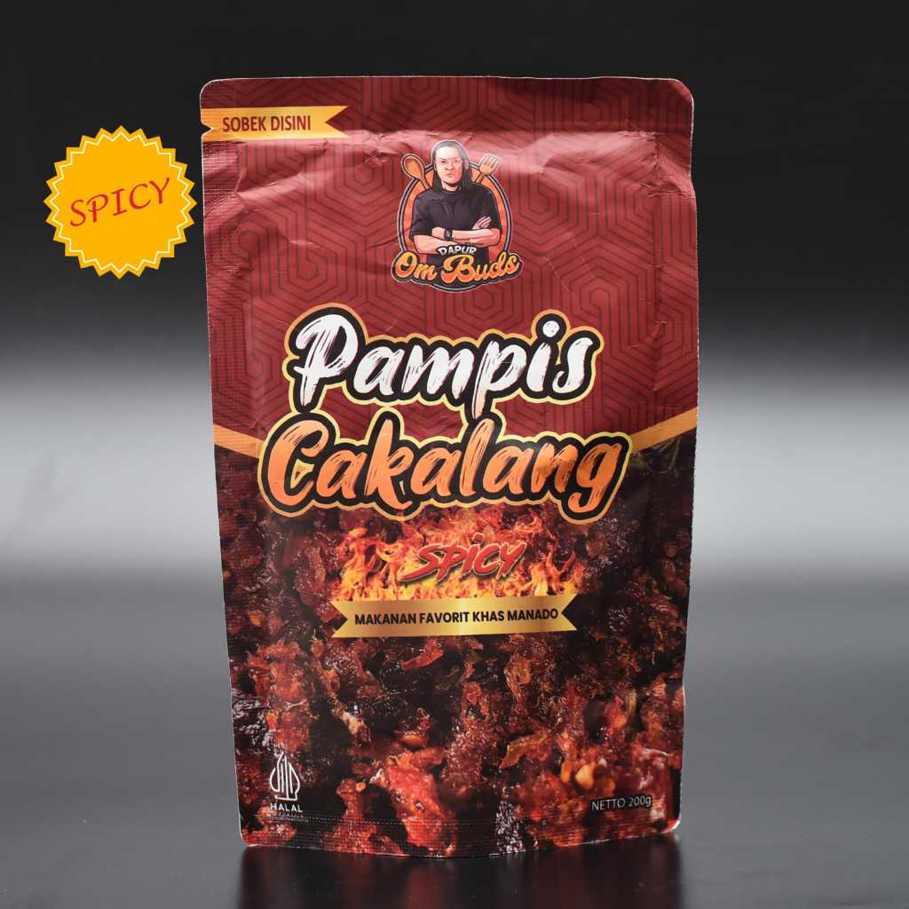 

Pampis Cakalang Dapur Om Buds - SPICY| Suwir Ikan Cakalang Khas Manado (200gr)