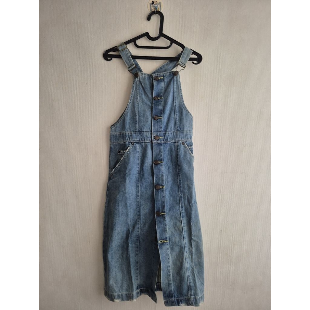 Denim Overall Dress
