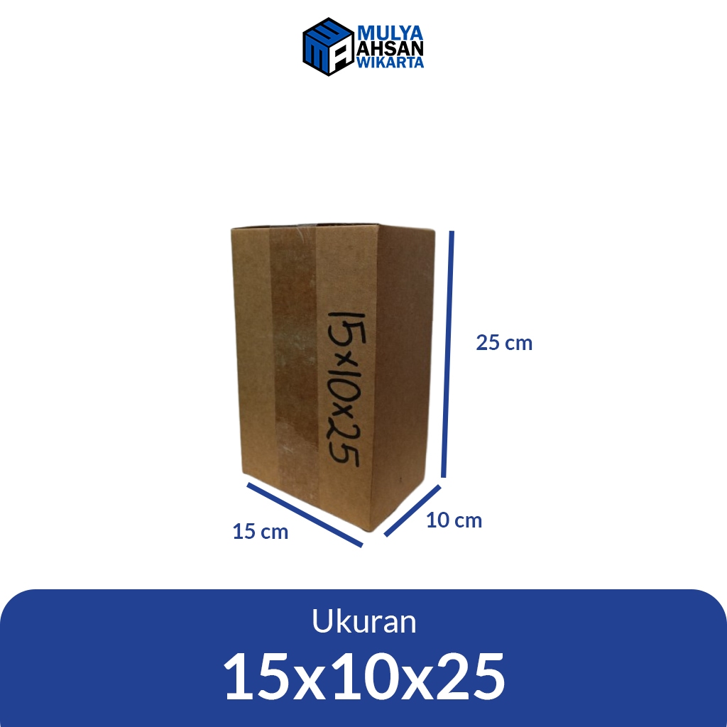 

KARDUS PACKING UKURAN 15X10X25/ KARDUS POLOS/ KARTON BOX