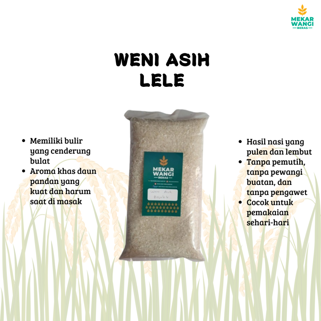 BERAS WENI ASIH LELE 1kg