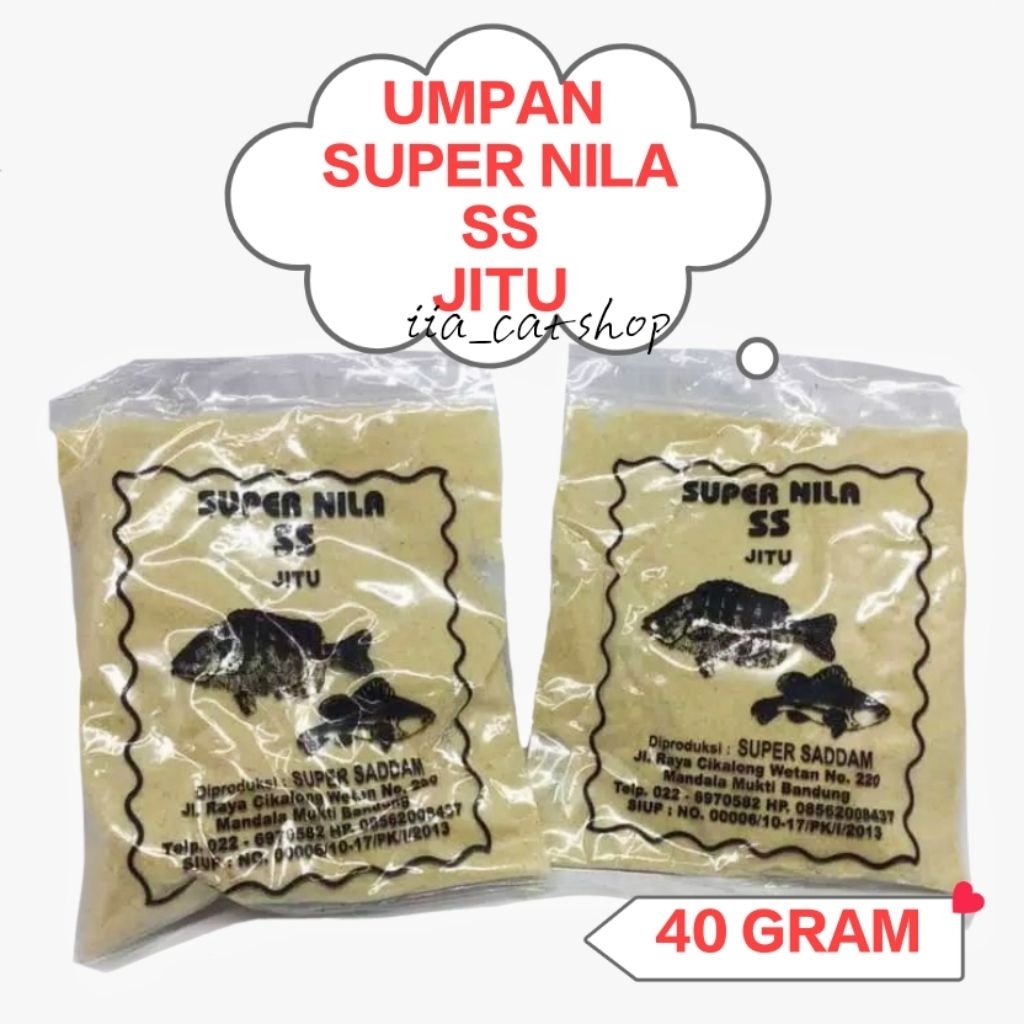 Umpan Super Nila SS Jitu - Umpan Pancing Ikan