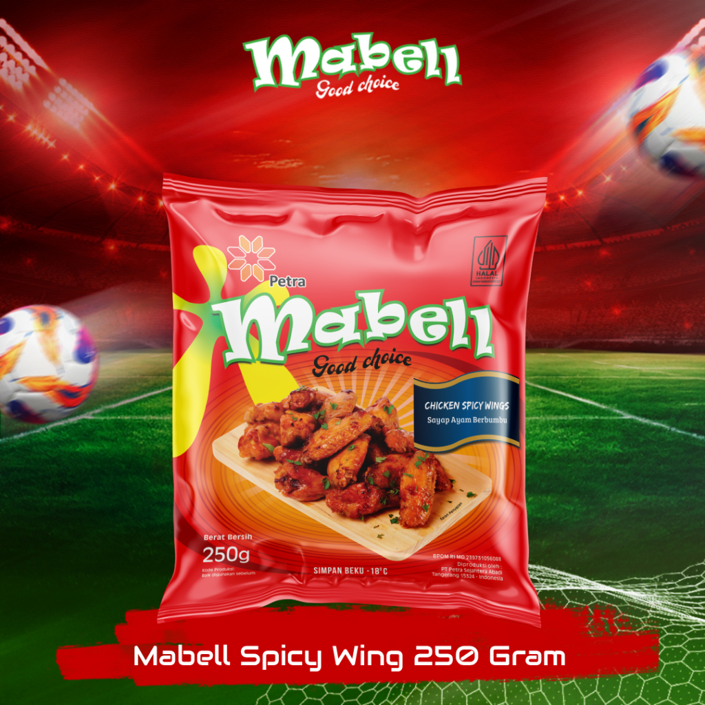 

Mabell Chicken Spicy Wings 250 Gram