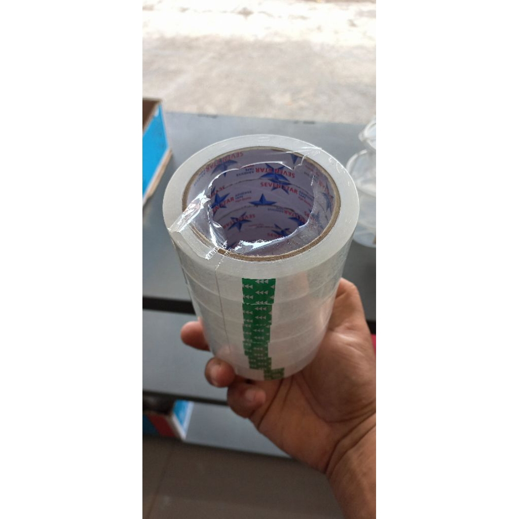 

Lakban selotip 2 jari Isolasi 1 inch ukuran 24 MM x 90 yard tebal 45 micron per pcs