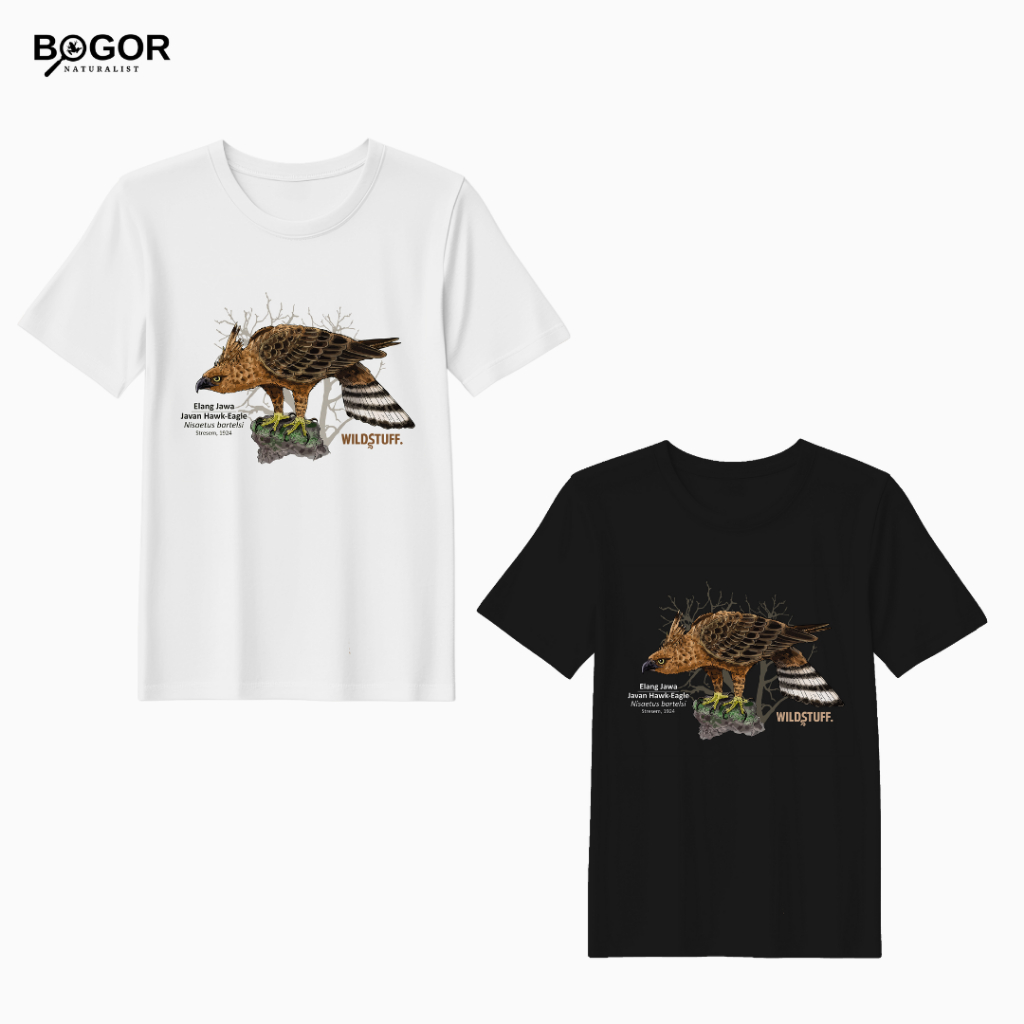 Kaos Kolaborasi Bogor Naturalist x Wildstuff – Elang Jawa