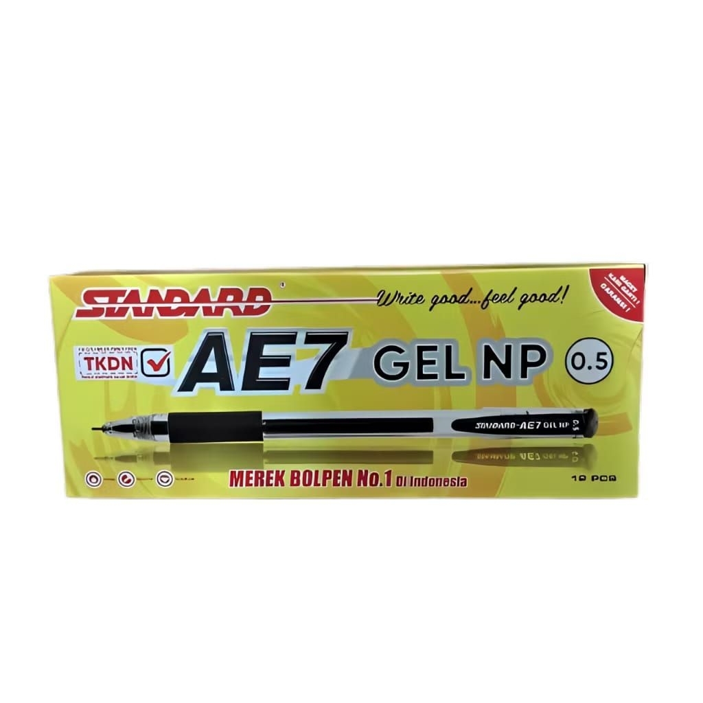 

pulpen standard ae7 0.5 gel NP || 1 Lusin atau 12 pcs