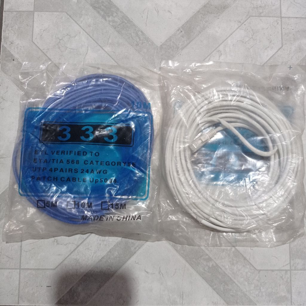 Kabel LAN 10 Meter + RJ45