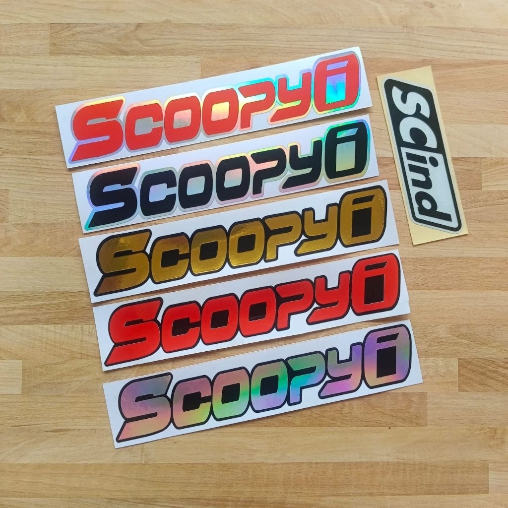 

STIKER CUTTING SCOOPY