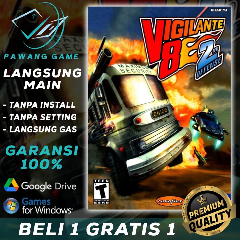 Vigilante 8 2nd Offense | Langsung Main Tanpa Install & Tanpa Setting | PC GAME | GAME PS1