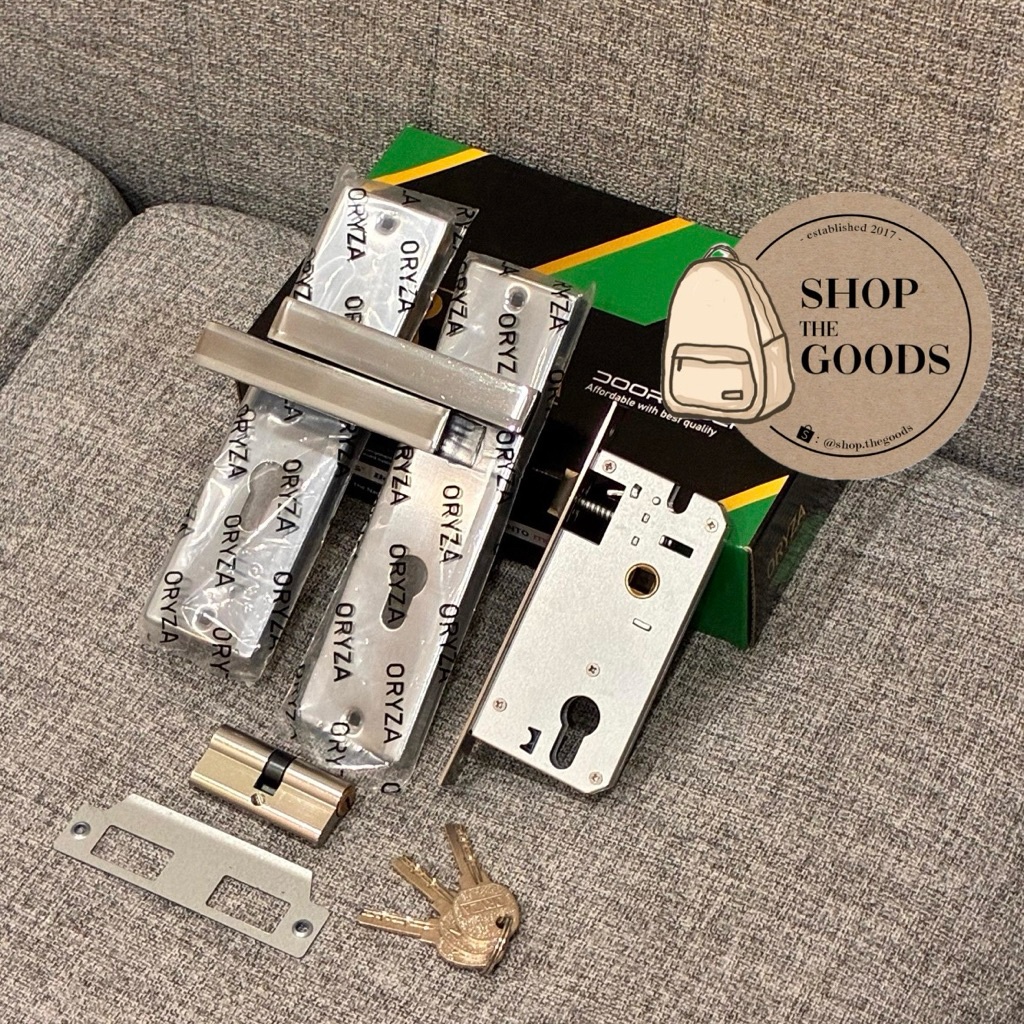 Kunci Pintu Sedang Oryza / Handle Pintu Tanggung / Gagang Pintu Minimalis by Bellucci