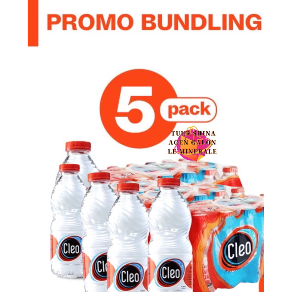 

Cleo 220ml BUNDLING 5 Pack X 24botol
