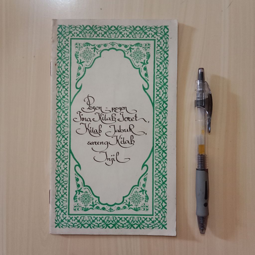 PESEN-PESEN DINA KITAB TORET KITAB JABUR, SARENG KITAB INJIL - Buku Lawas Bekas Murah Original - B1