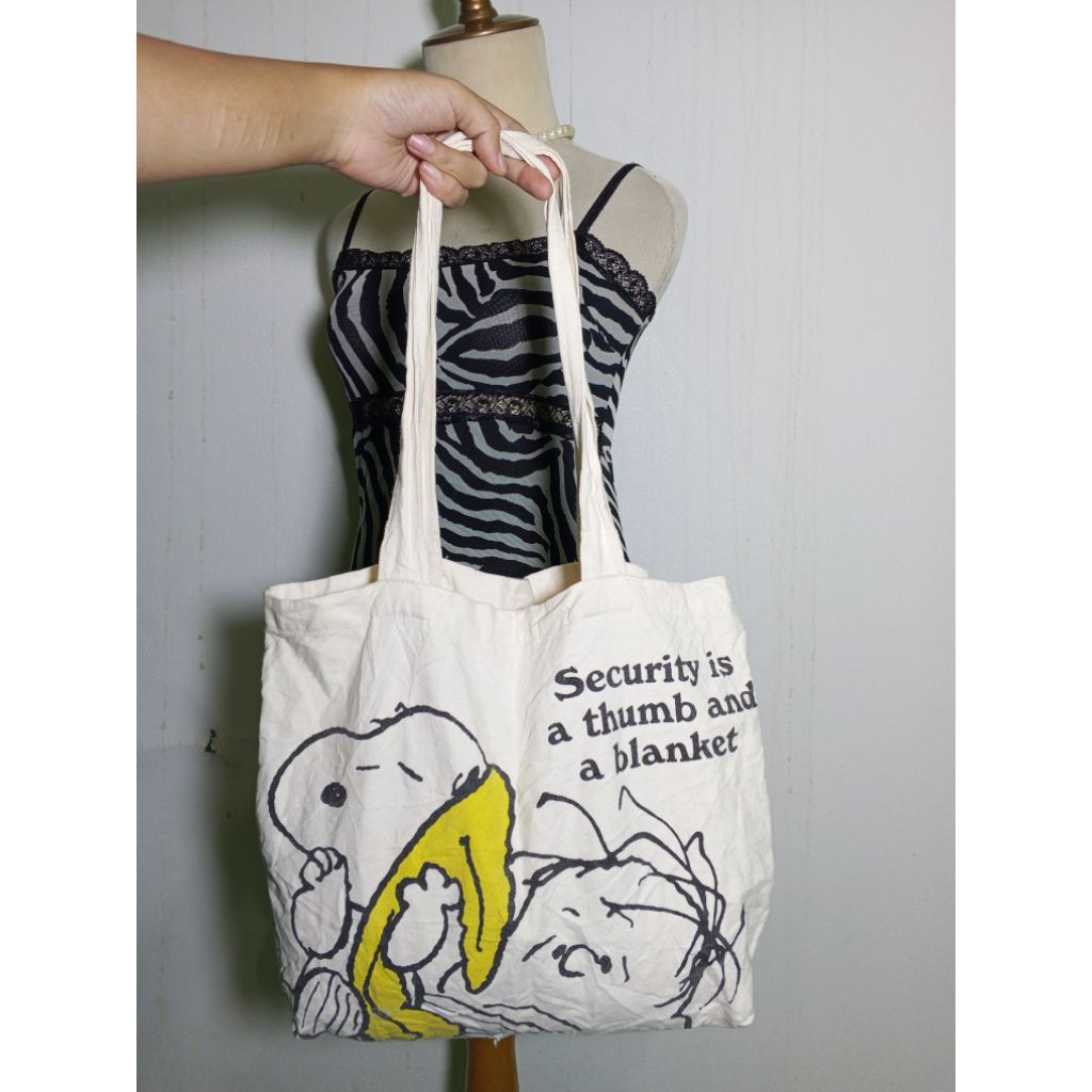 ‎Tote bag Snoopy Peanuts canvas