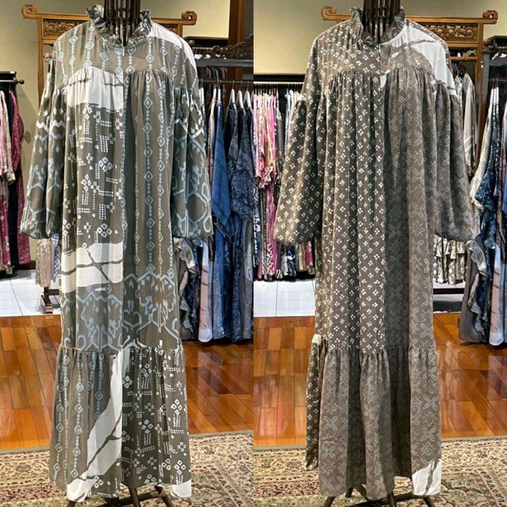 Sheila Dress Ceruti Busui by Dian Pelangi LIMITED EDITION Busana Muslim Baju Maxi Gamis Abaya Kaftan