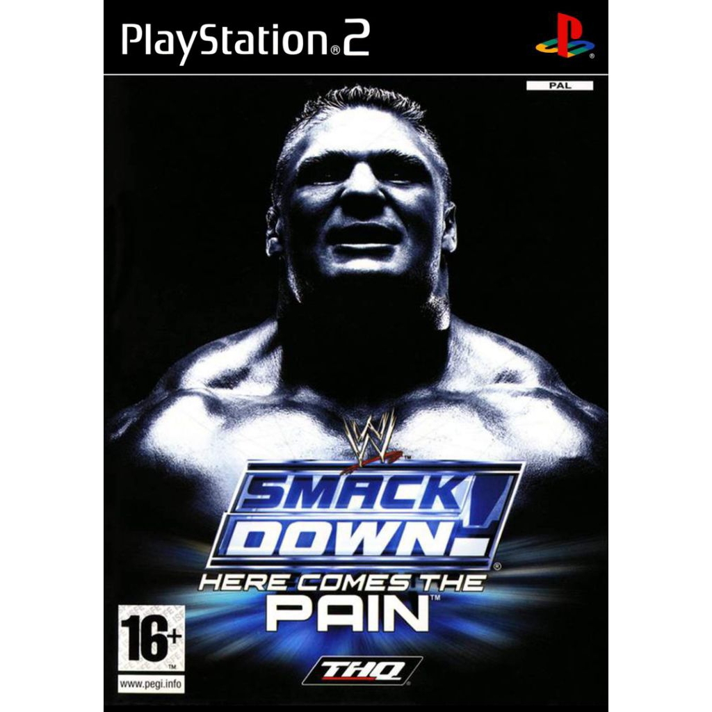 kaset dvd ps2 smackdown pain