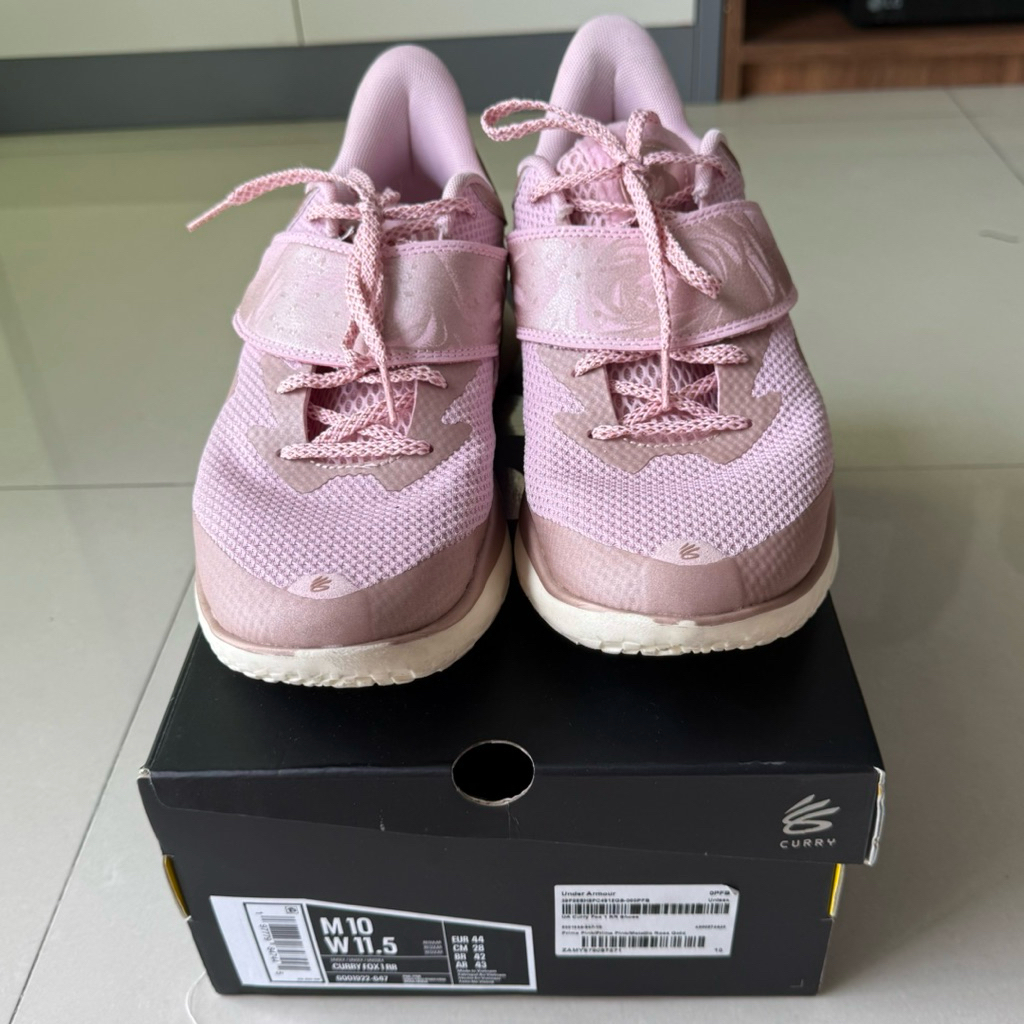 sepatu basket under armour fox1 curryflow eu44/us10 bekas original