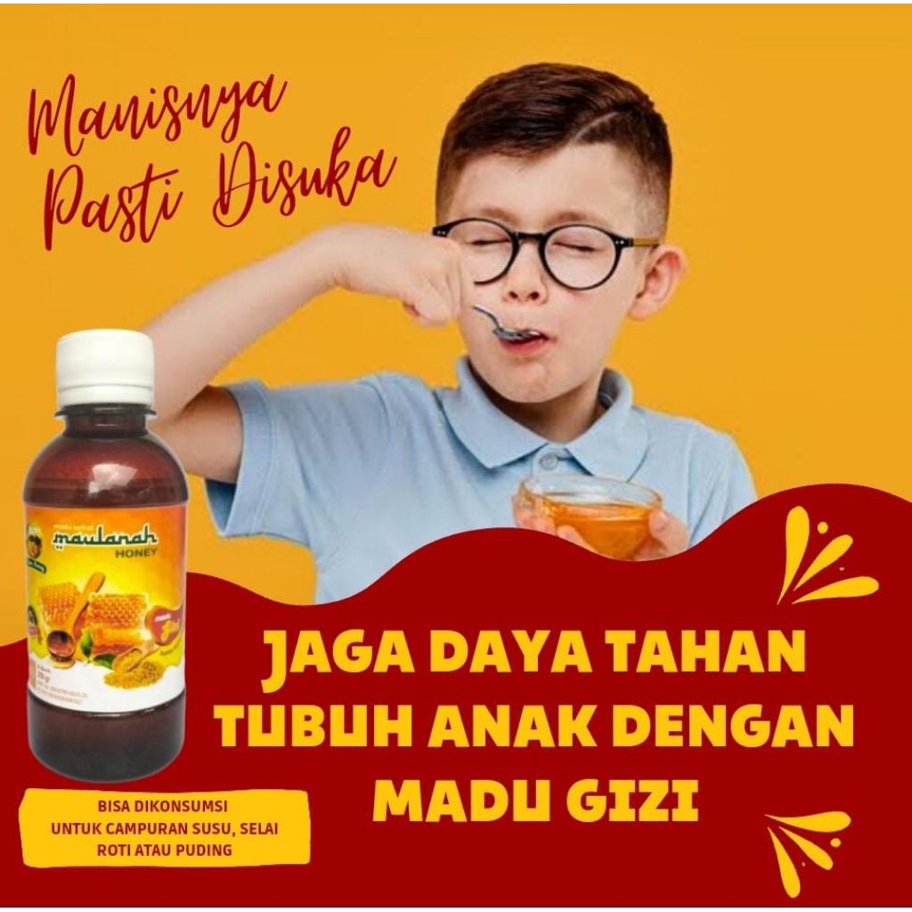 

madu untuk ketahanan tubu anak