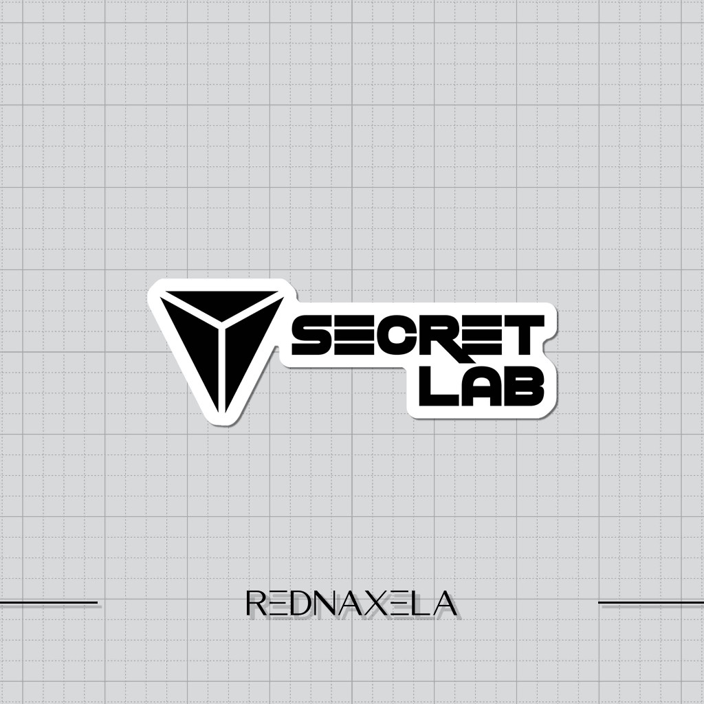 

Stiker Vinyl Secret Lab Logo Stiker Laptop Stiker Koper High Quality Waterproof Sticker