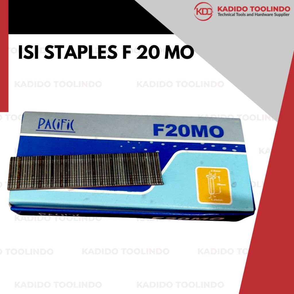 

Isi Mesin Staples Paku Tembak Lurus Mata Gun Nailer F 20 refill paku tembak