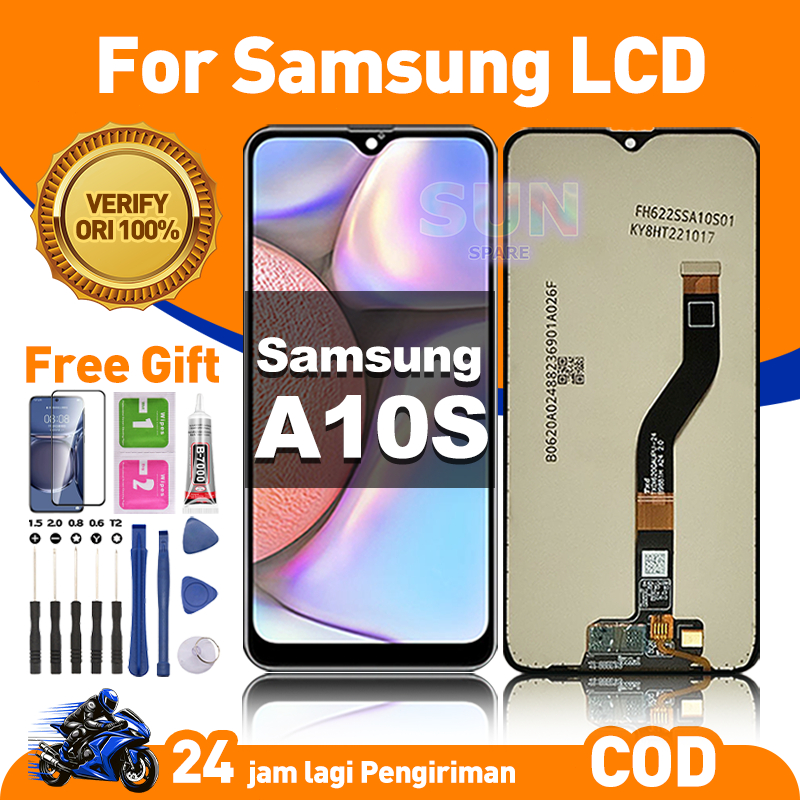 【ORIGINAL】LCD FOR SAMSUNG A10S FREE GIFT Asli Ori hp Touchscreen FHD Definition Kualitas Terbaik COD