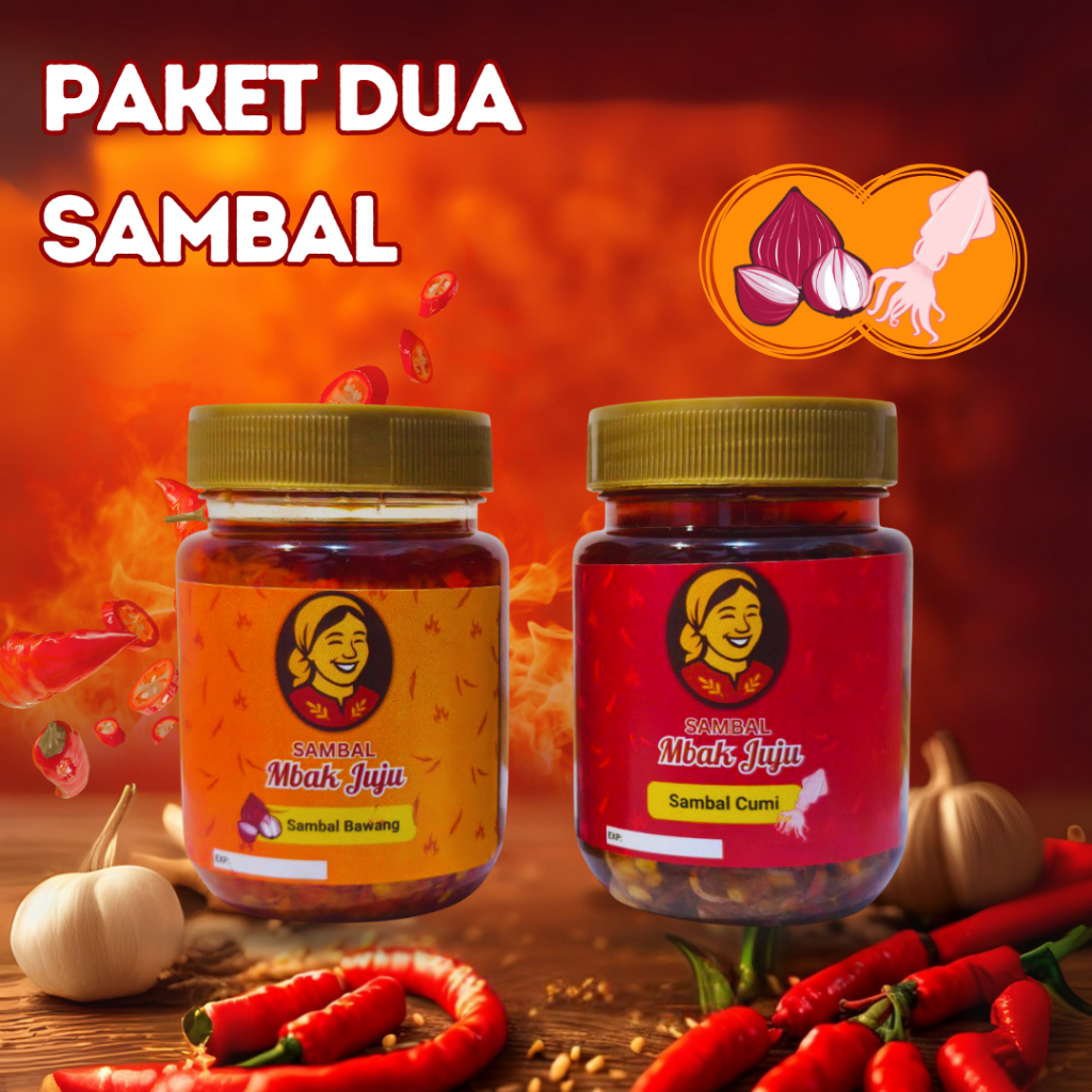 

Paket Hemat 2 Sambal - Sambal Mbak Juju - Sambal Siap Saji