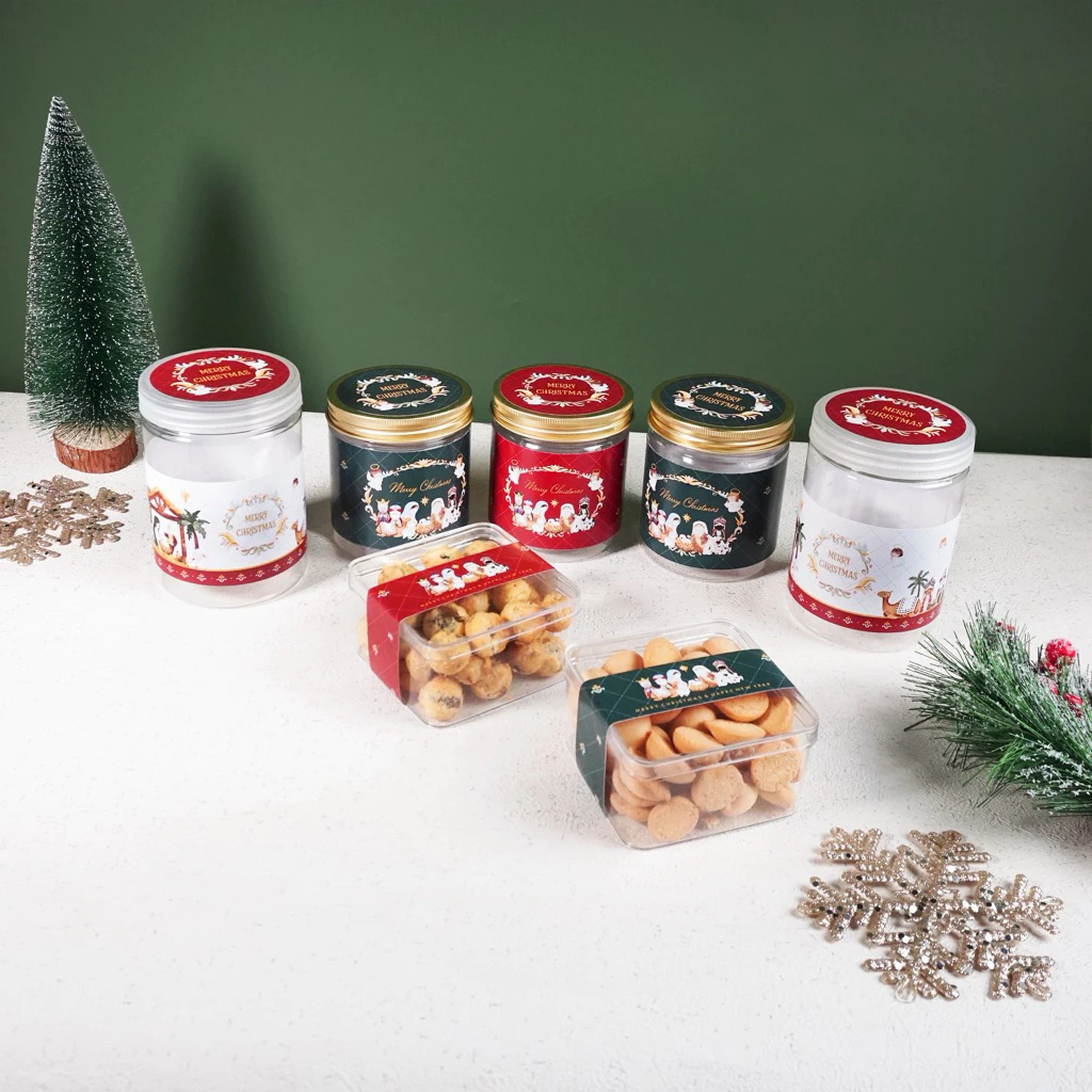 

25 Pcs Paper Belt Sticker Natal Nativity