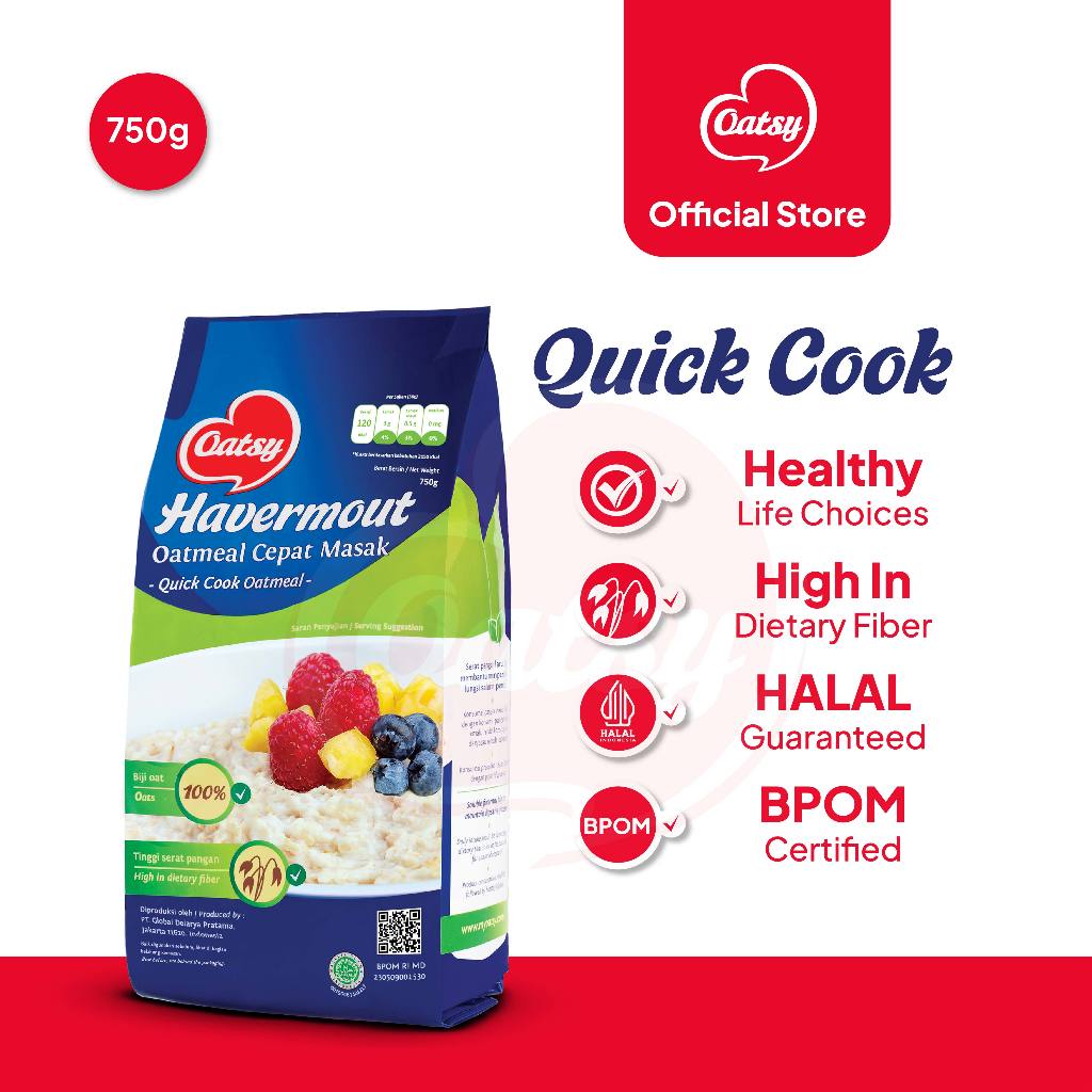 

OATSY Quick Cook Oatmeal 750g