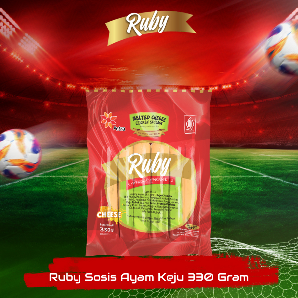 

Ruby Sosis Ayam Keju 330 Gram