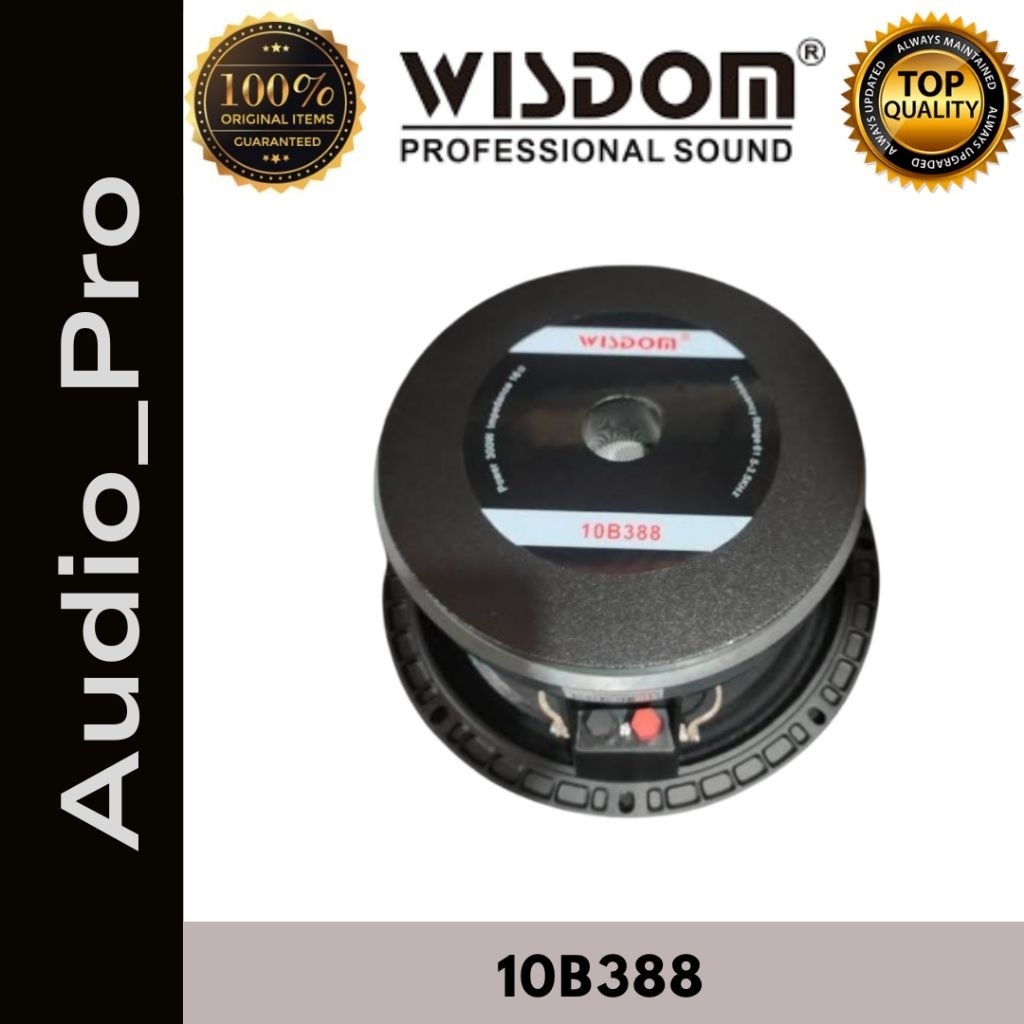 Speaker Component Wisdom 10B388 / 10-B388  / Speaker 10inch Wisdom