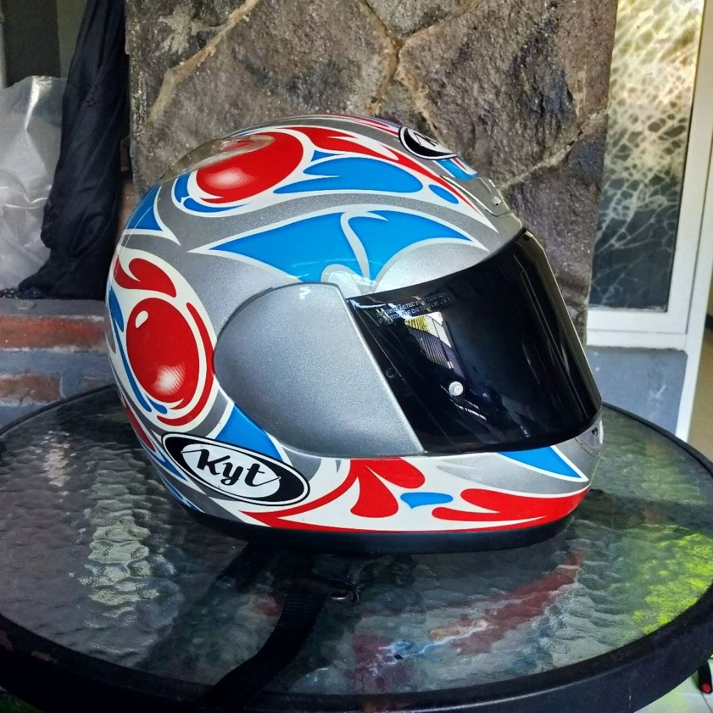 helm kyt 805 x speed silver