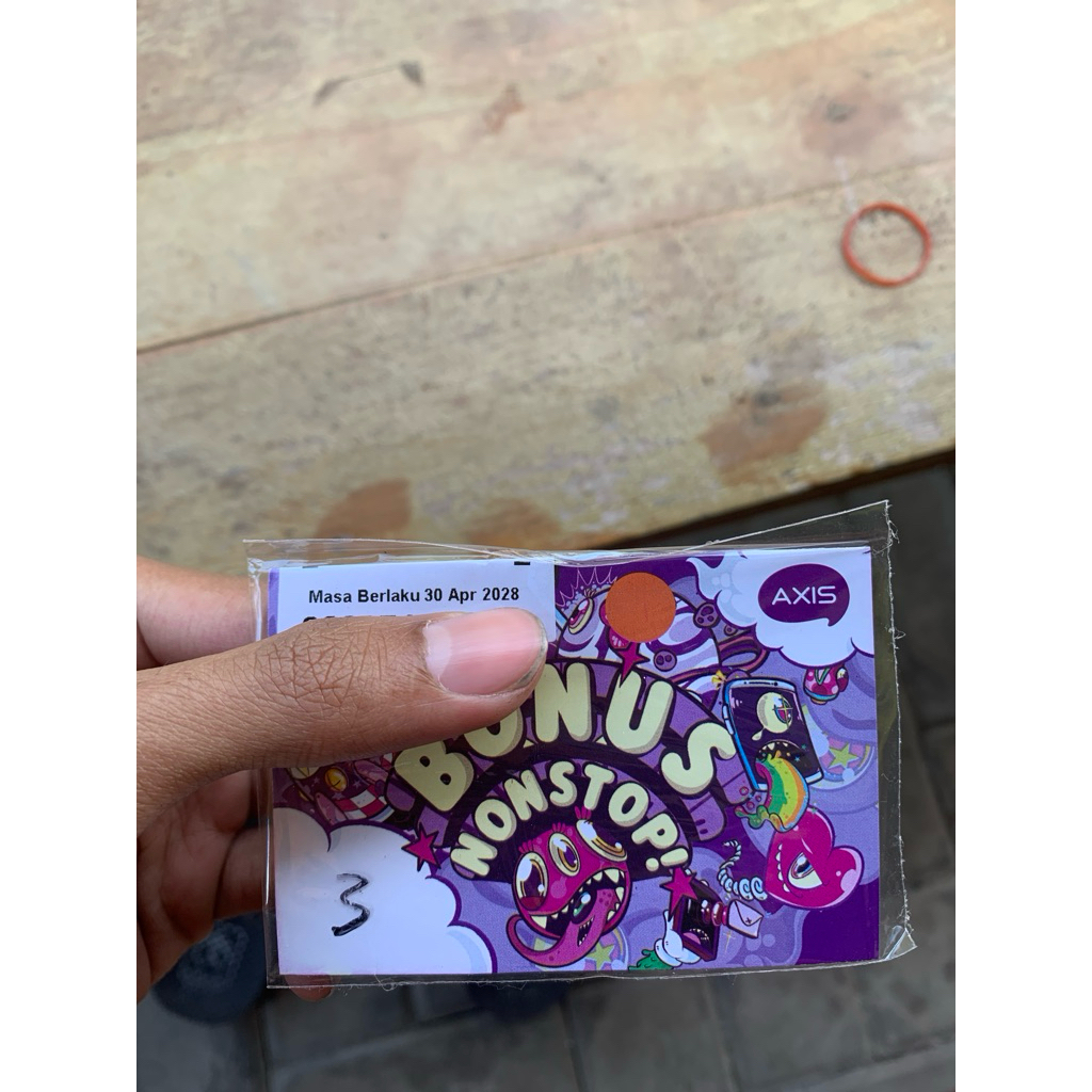 kartu perdana axis 3GB ( 2 bulan )