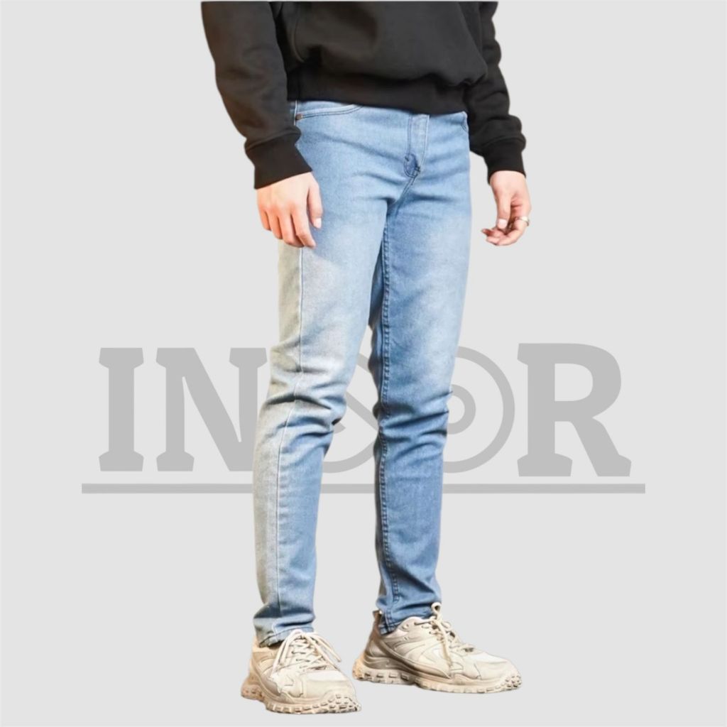 CELANA JEANS PRIA PANJANG SLIMFIT CELANA JIN COWOK BAHAN MELAR