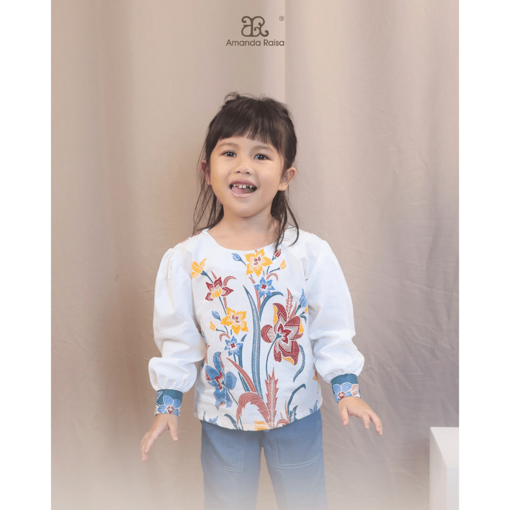 Batik Amanda Raisa Baju Batik Anak Perempuan Misha Kids Blouse
