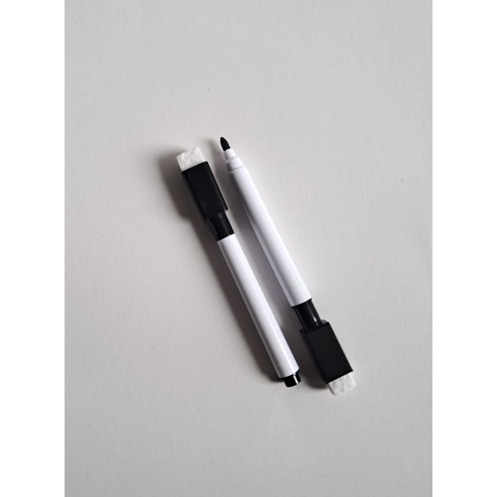 Spidol warna hitam swipe and clear / spidol whiteboard warna hitam isi 2