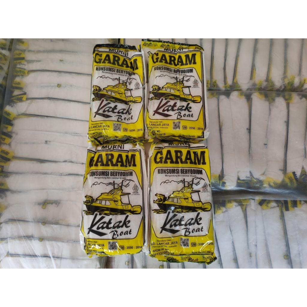 

PAKET GARAM KATAK BOAT 200 GRAM ISI 4 PCS