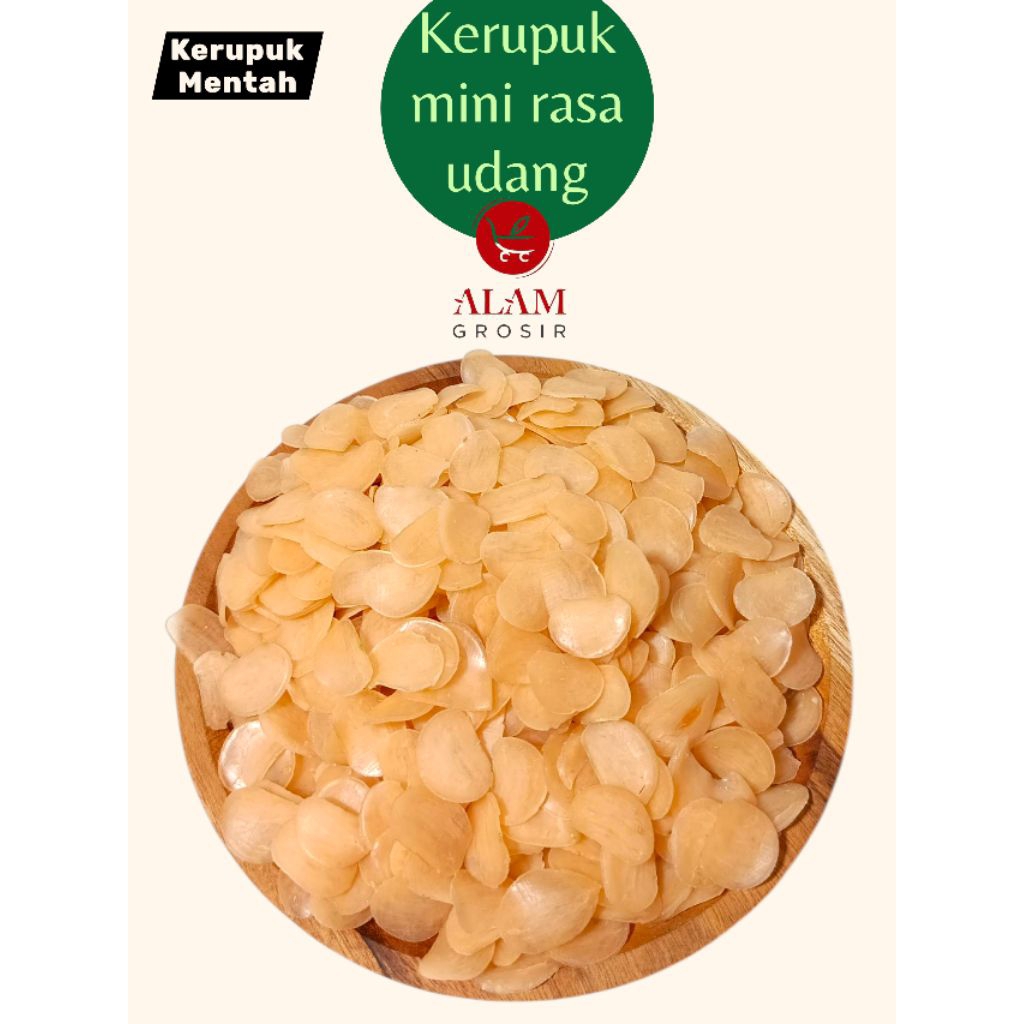 

Kerupuk Gado Gado Mini Rasa Udang Mentah Siap Goreng 1kg