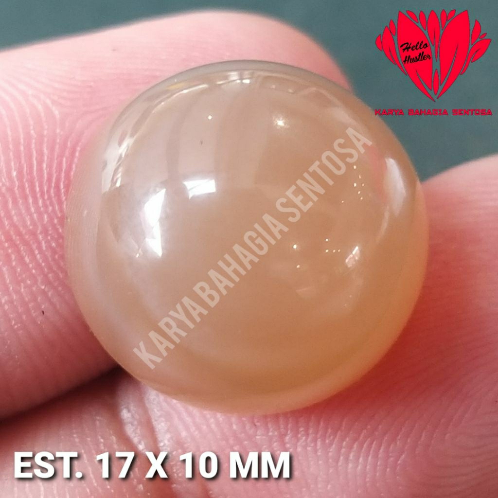 Batu Permata Alami Motif Sulaiman Mata Bentuk Mumbul Indah Signature Collection