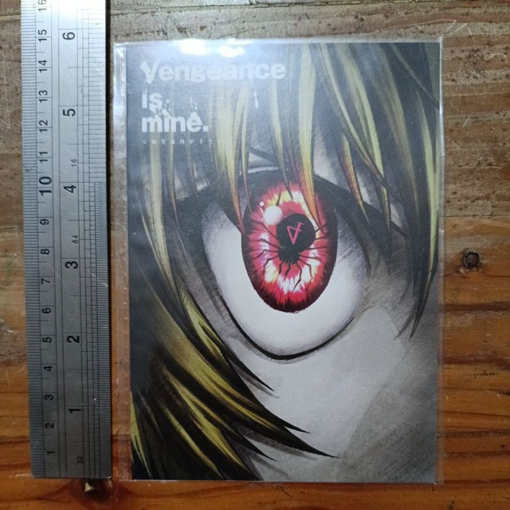 

hunterxhunter kurapika postcard