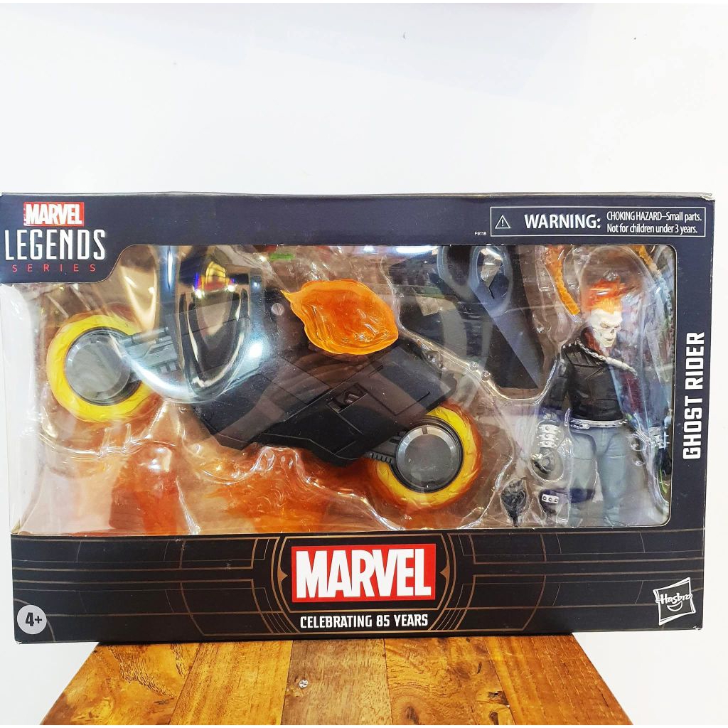 mainan action figureMarvel Legends Series Ghost Rider (Danny Ketch) with Hell Cycle action figure, c