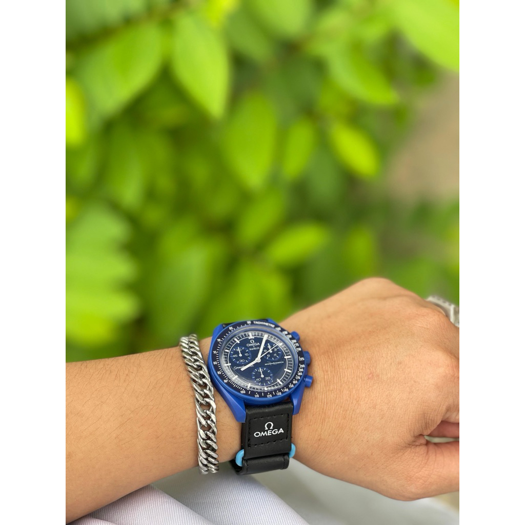 JAM TANGAN ANALOG SWATCH X OMEGA MOONSWATCH BEST QUALITY 005